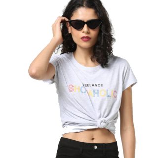DNMX Typographic Print Round-Neck T-shirt at Rs.147